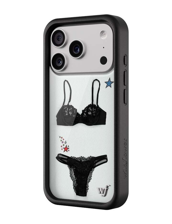 Wildflower iPhone case 18 Pro Gabbriette Collab Black Cute