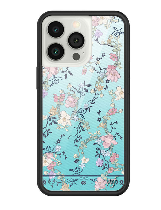 wildflower gallery girlie blue iphone 13pro case