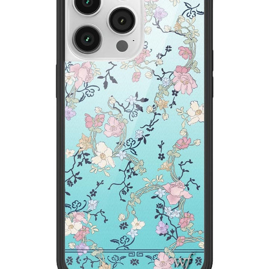 wildflower gallery girlie blue iphone 14promax case