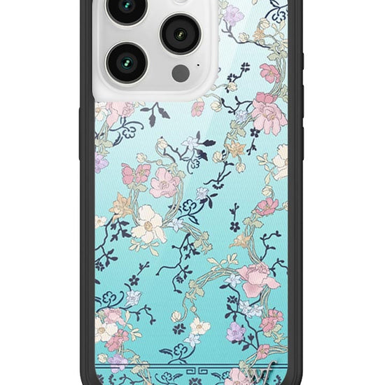 wildflower gallery girlie blue iphone 15pro case