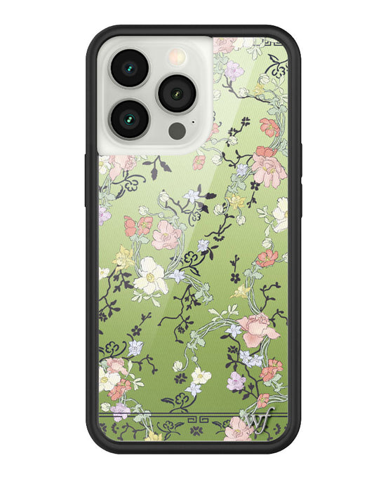 wildflower gallery girlie green iphone 13pro case