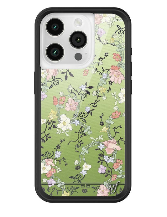 wildflower gallery girlie green iphone 15pro case