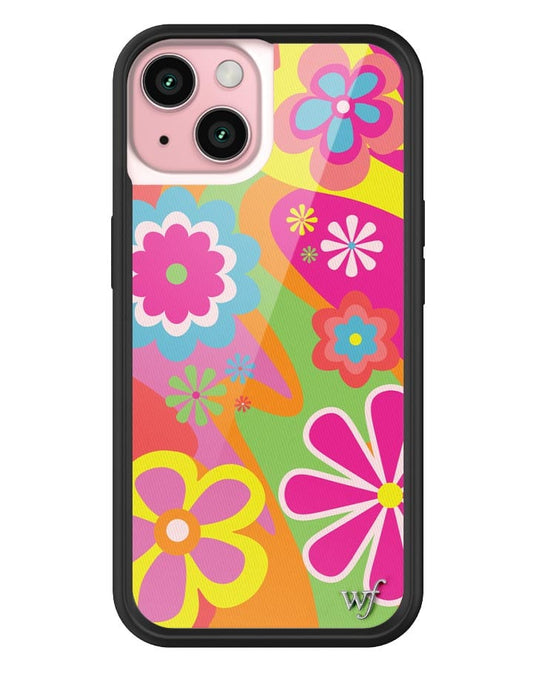 wildflower flower power iphone 15 case