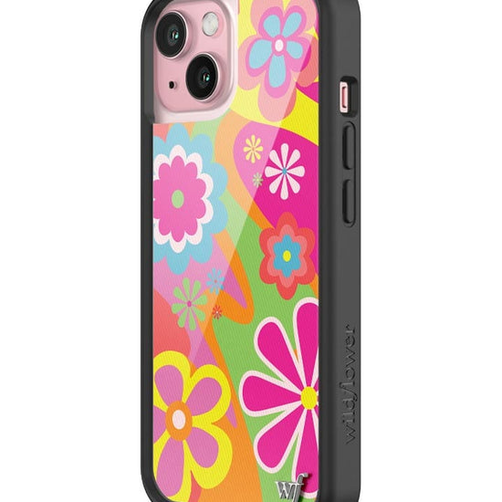 wildflower flower power iphone 15 case