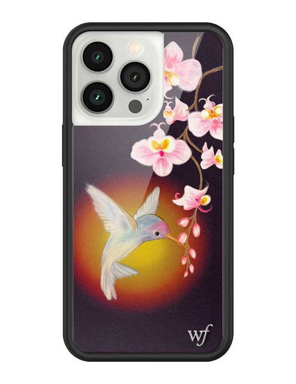 Wildflower iPhone case 13 Pro Hummingbird Animal Cute