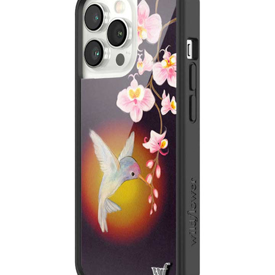 Wildflower iPhone case 13 Pro Hummingbird Animal Cute