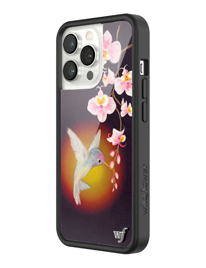 Wildflower iPhone case 13 Pro Hummingbird Animal Cute