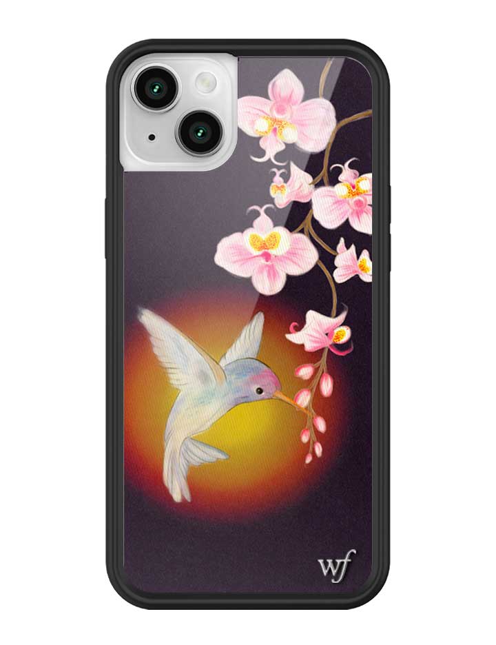 Wildflower iPhone case 14 Hummingbird Animal Cute