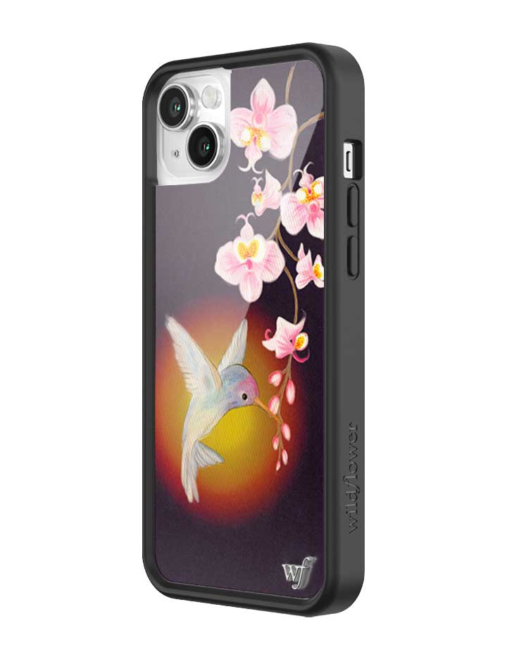 Wildflower iPhone case 14 Hummingbird Animal Cute