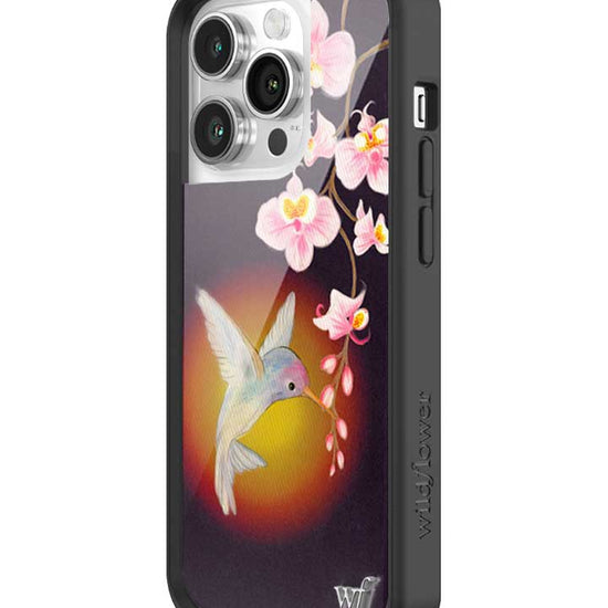 Wildflower iPhone case 14 Pro Hummingbird Animal Cute