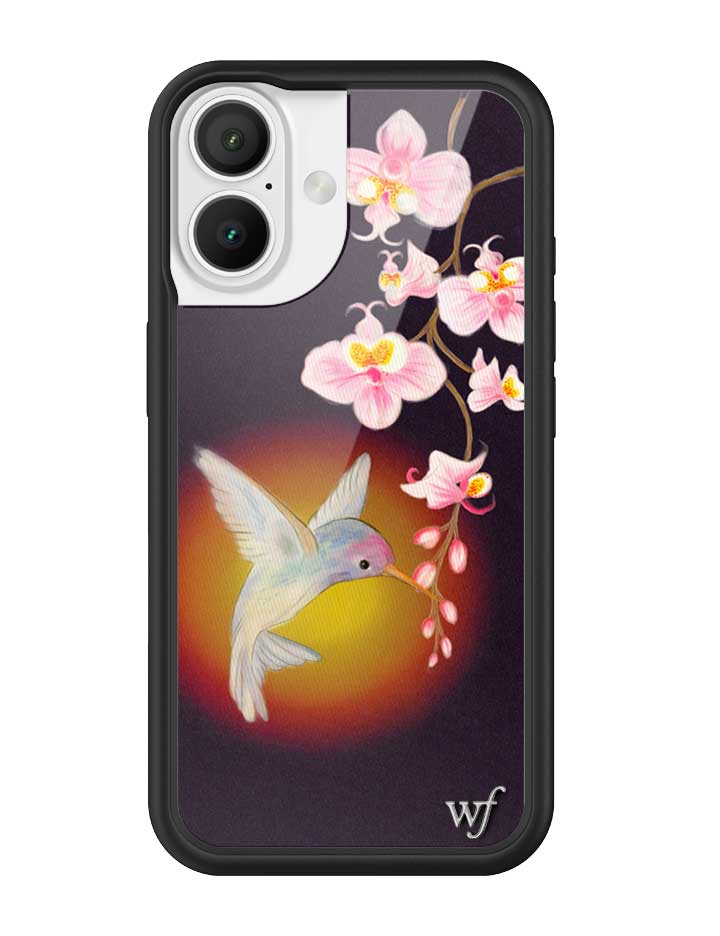 Wildflower iPhone case 16 Hummingbird Animal Cute