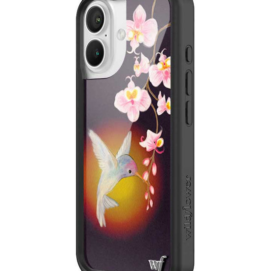 Wildflower iPhone case 16 Hummingbird Animal Cute