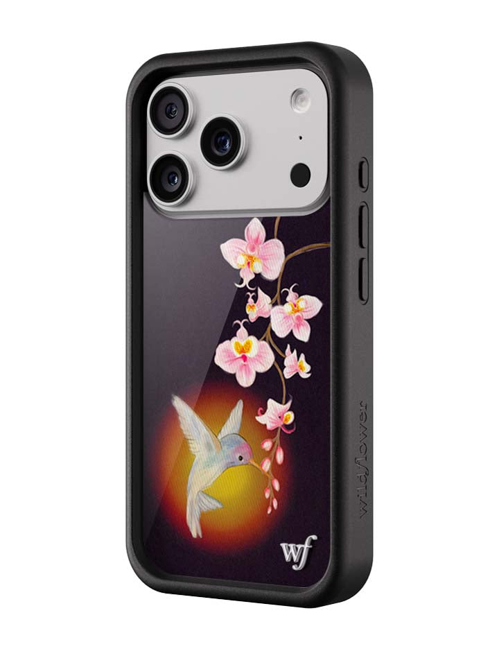 Hummingbird iPhone 17 Pro Case – Wildflower Cases