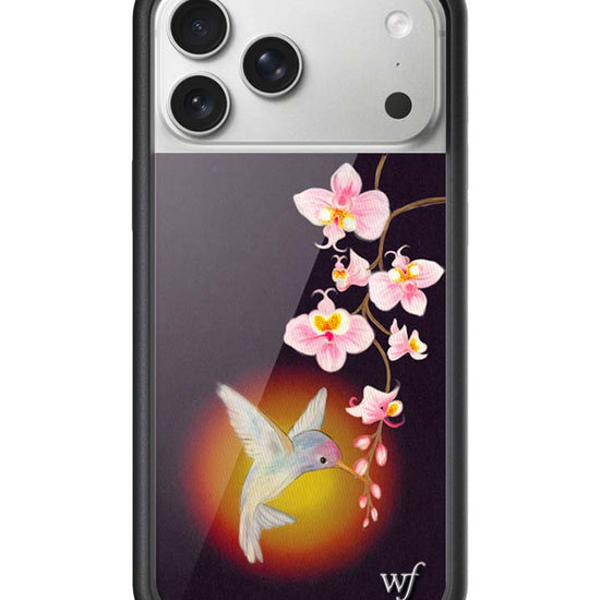 Wildflower iPhone case 17 Pro Max Hummingbird Animal Cute
