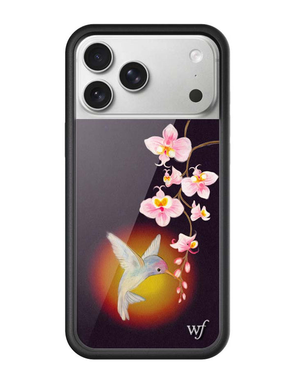 Wildflower iPhone case 17 Pro Max Hummingbird Animal Cute
