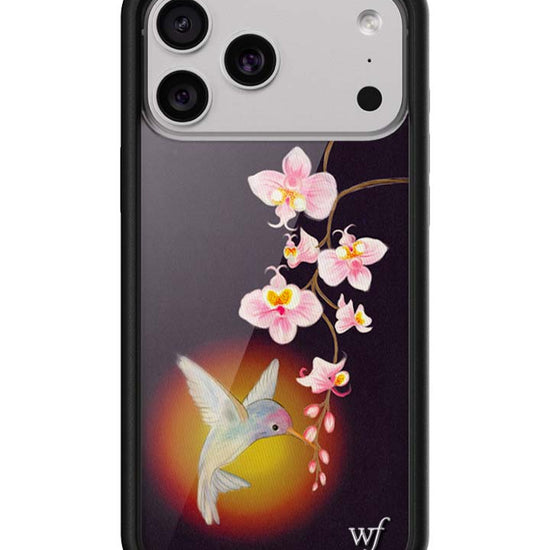Wildflower iPhone case 17 Pro Max Hummingbird Animal Cute