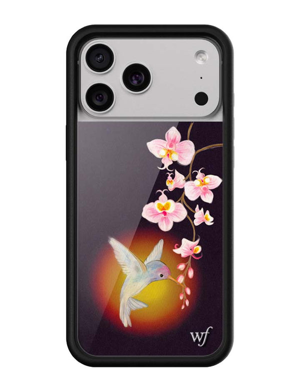 Wildflower iPhone case 17 Pro Max Hummingbird Animal Cute