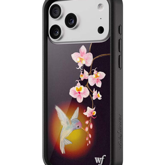 Wildflower iPhone case 17 Pro Max Hummingbird Animal Cute