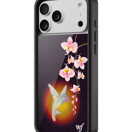 Wildflower iPhone case 17 Pro Max Hummingbird Animal Cute