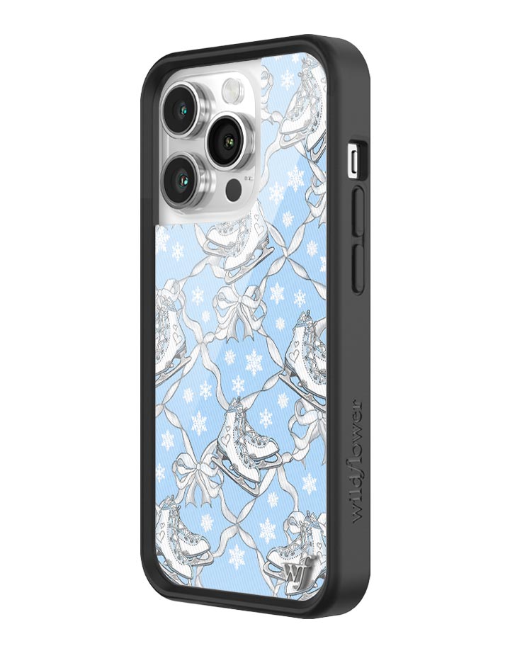 Wildflower Ice Skates iPhone 14 Pro Case