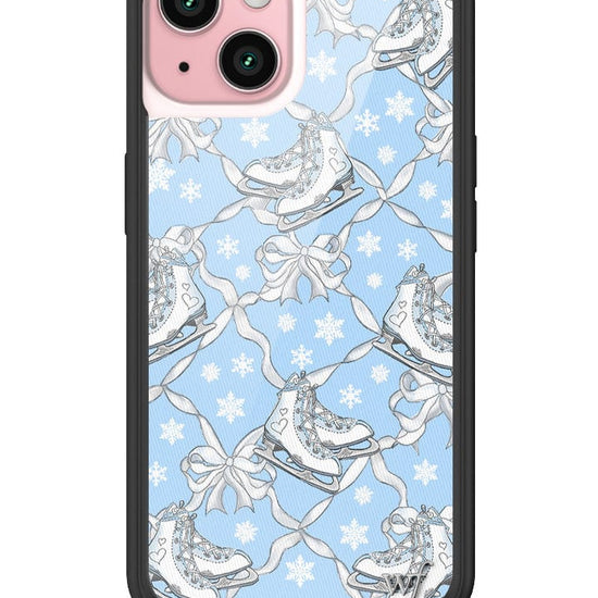 wildflower ice skates iphone 15 case