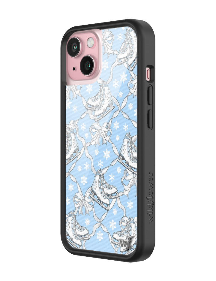 Wildflower Ice Skates iPhone 15 Case