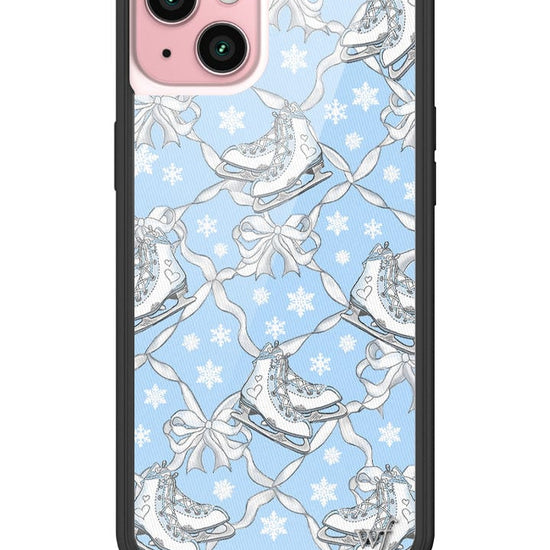 wildflower ice skates iphone 15plus case