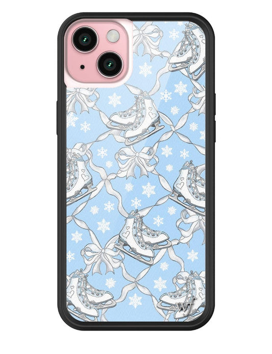 wildflower ice skates iphone 15plus case