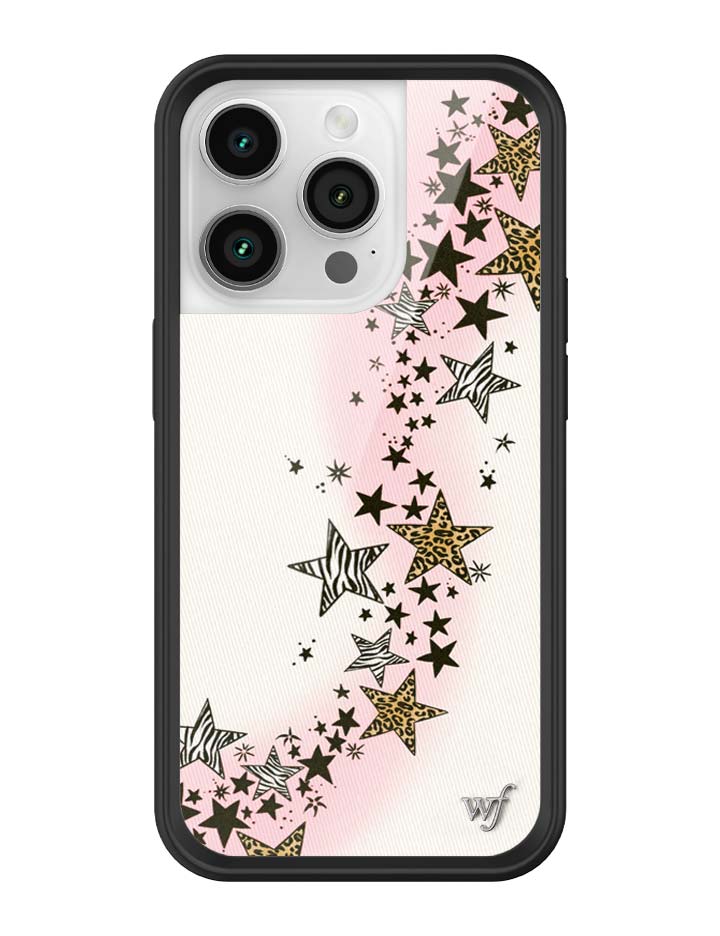 Wildflower iPhone case 14 Pro Katie Fang Black Gold Cute