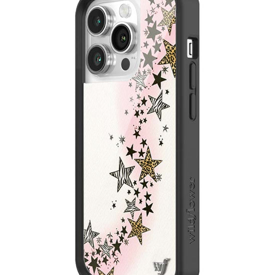 Wildflower iPhone case 14 Pro Katie Fang Black Gold Cute