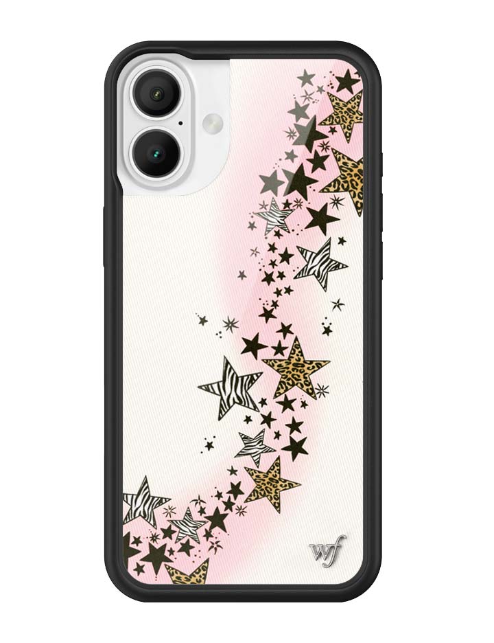 Wildflower iPhone case 14 Plus Katie Fang Black Gold Cute