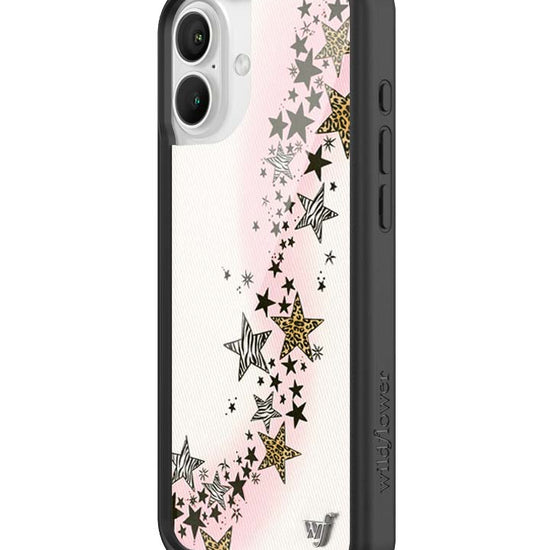 Wildflower iPhone case 14 Plus Katie Fang Black Gold Cute