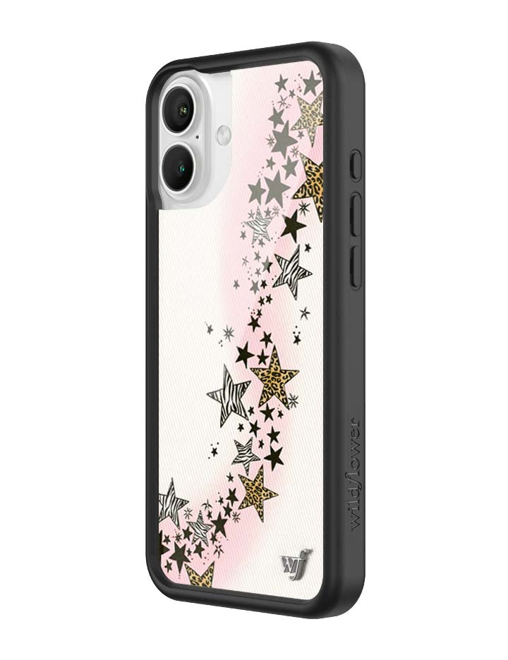 Wildflower iPhone case 14 Plus Katie Fang Black Gold Cute