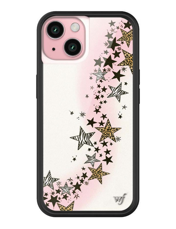 Wildflower iPhone case 15 Katie Fang Black Gold Cute