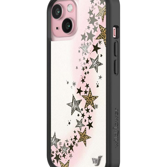 Wildflower iPhone case 15 Katie Fang Black Gold Cute