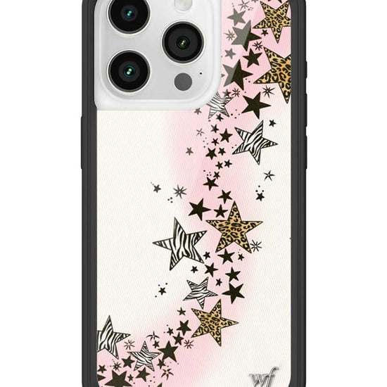 Wildflower iPhone case 15 Pro Katie Fang Black Gold Cute