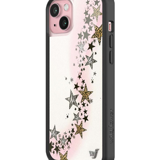Wildflower iPhone case 15 Plus Katie Fang Black Gold Cute