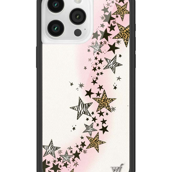 Wildflower iPhone case 15 Pro Max Katie Fang Black Gold Cute