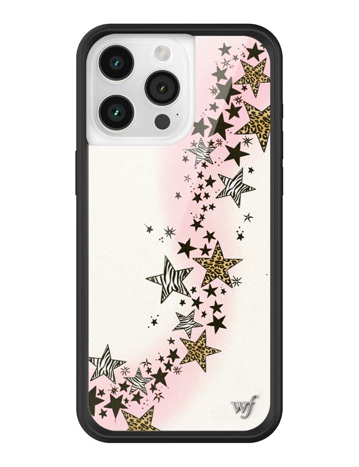 Wildflower iPhone case 15 Pro Max Katie Fang Black Gold Cute