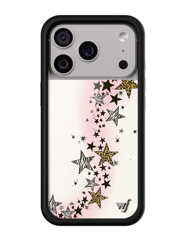 Wildflower iPhone case 17 Pro Katie Fang Black Gold Cute