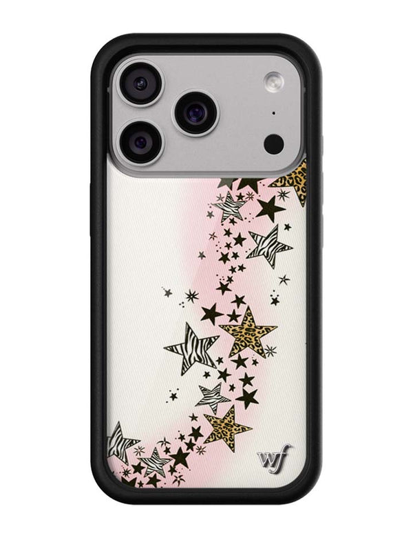Wildflower iPhone case 17 Pro Katie Fang Black Gold Cute