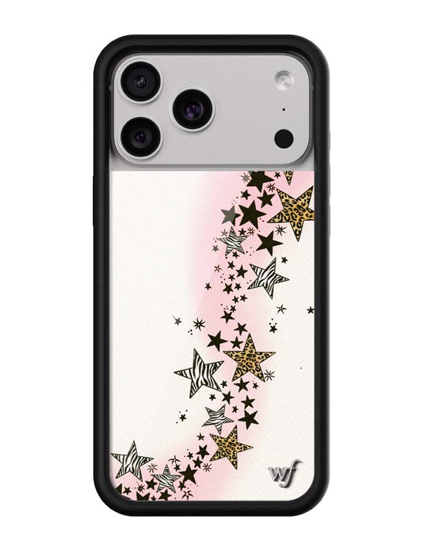 Wildflower iPhone case 17 Pro Max Katie Fang Black Gold Cute