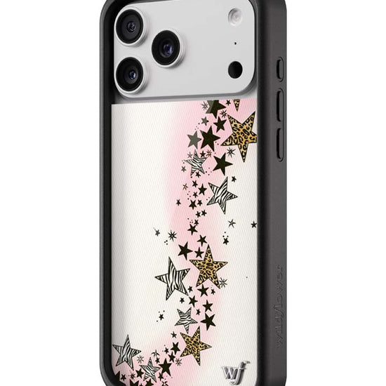Wildflower iPhone case 17 Pro Max Katie Fang Black Gold Cute