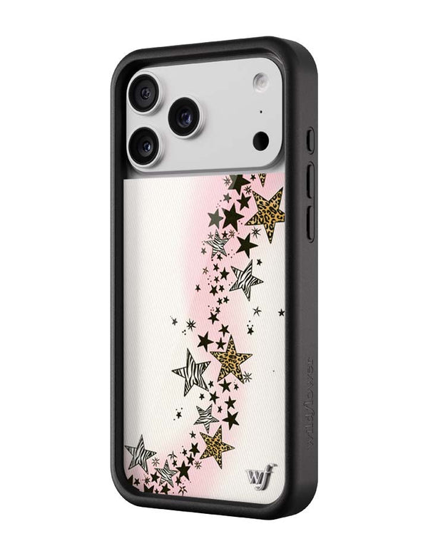 Wildflower iPhone case 17 Pro Max Katie Fang Black Gold Cute