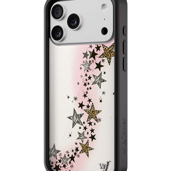 Wildflower iPhone case 17 Pro Max Katie Fang Black Gold Cute
