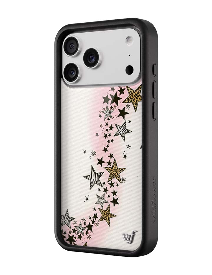Wildflower iPhone case 18 Pro Max Katie Fang Black Gold Cute
