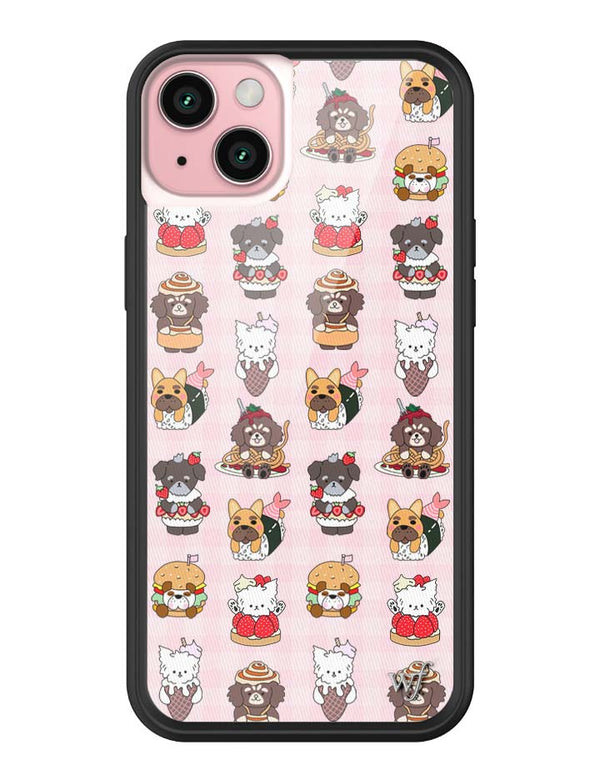 Wildflower iPhone case 15 Plus Fatherkels Kelsey Dogs Cute