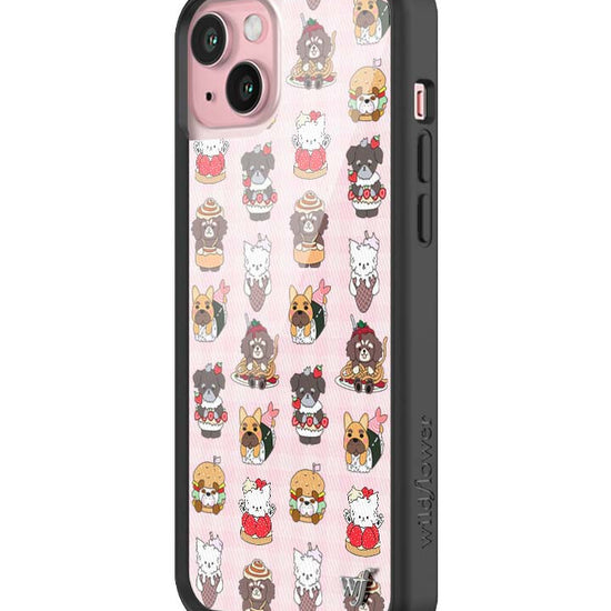 Wildflower iPhone case 15 Plus Fatherkels Kelsey Dogs Cute
