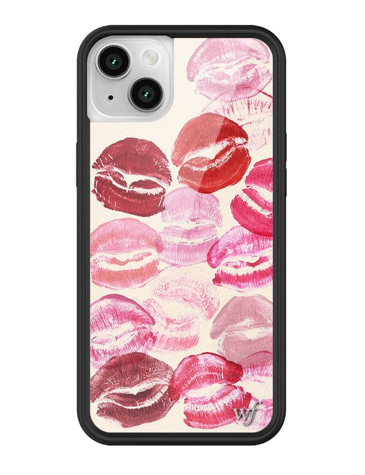 quilting iPhone case with lip case ピンク quilting iPhone case with lip case – BUNNY APARTMENT