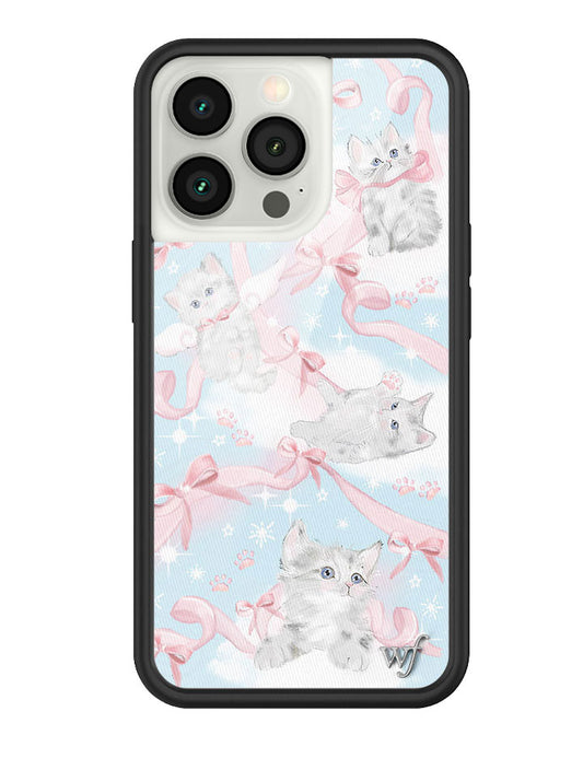 wildflower kitten around iphone 13pro case